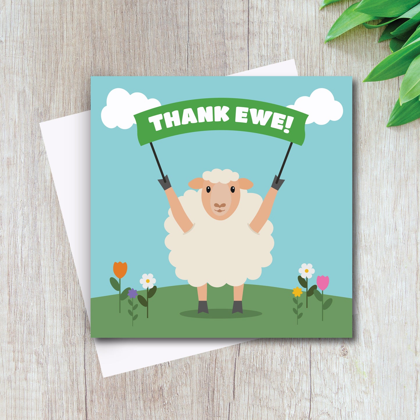 Thank Ewe Greetings Card