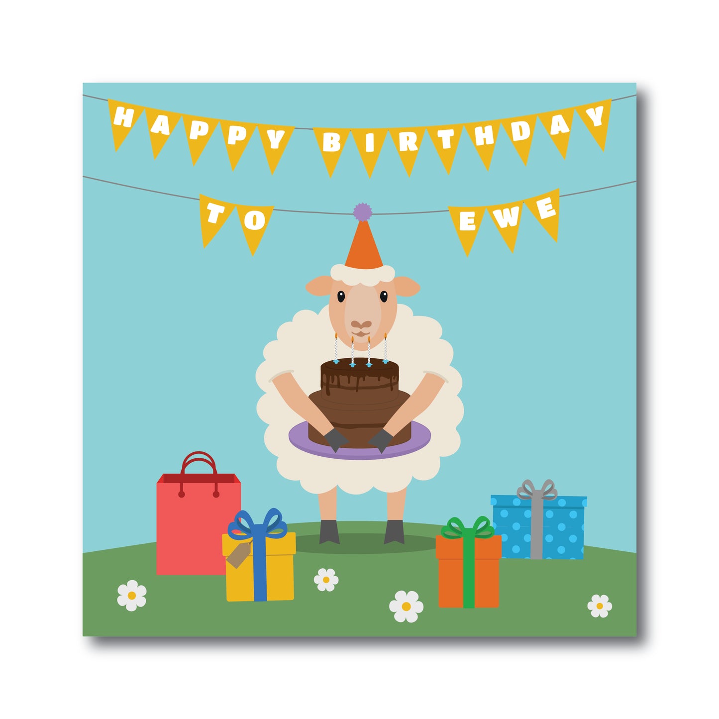 Happy Birthday To Ewe Greetings Card