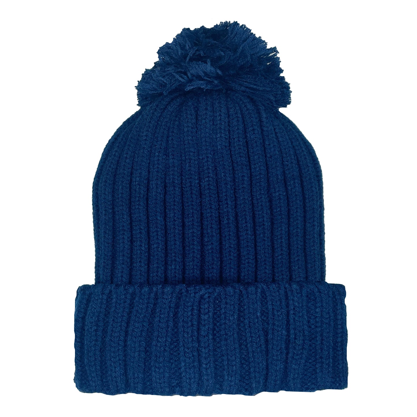 Navy blue Sheep Text Logo Bobble Hat